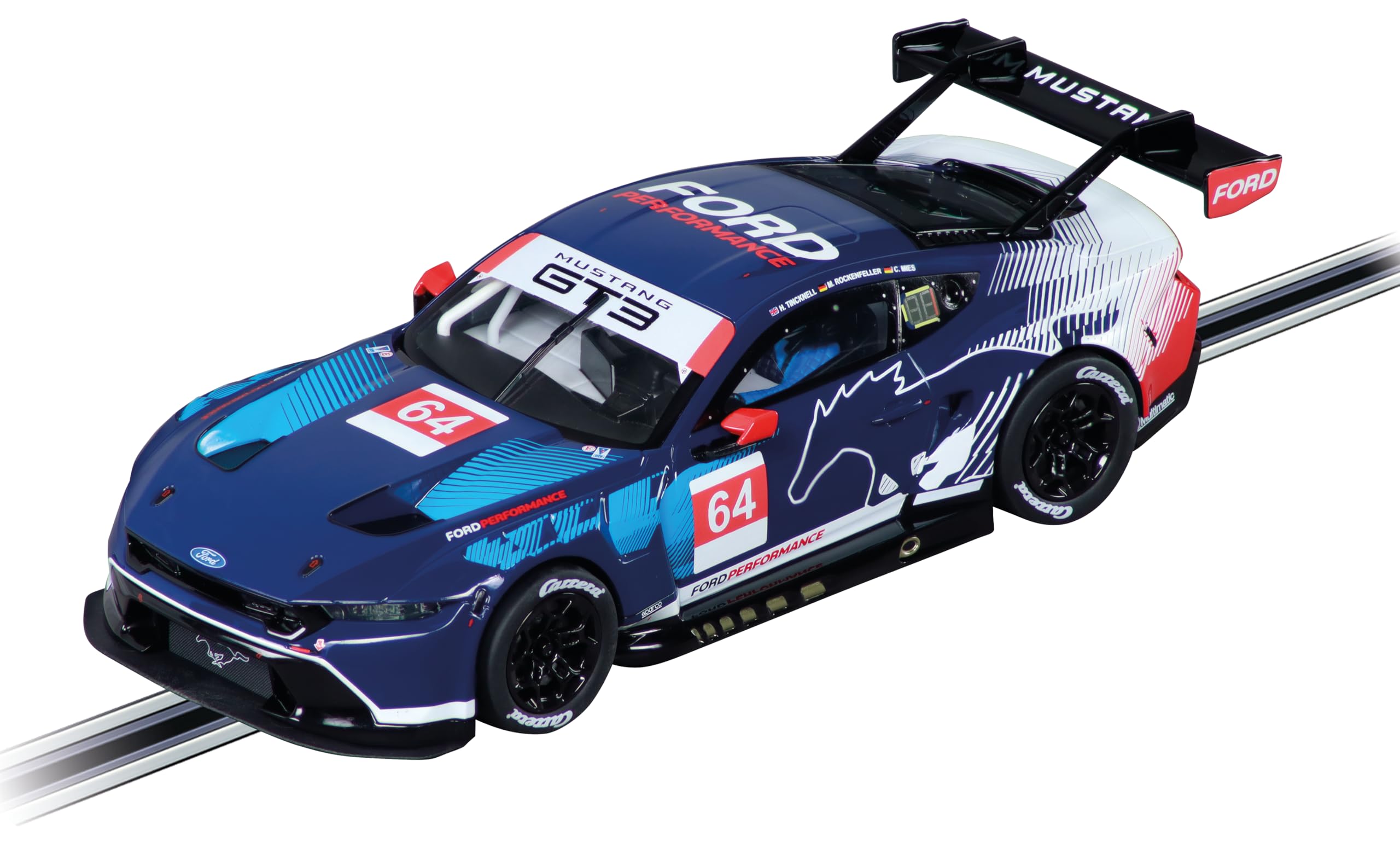 自動車 Carrera Evolution Ford Mustang GT 350 Amazon.com: Carrera 27808 Ford Mustang GT3 Ford Performance, No.64